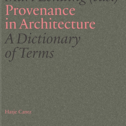 Provenance in Architecture