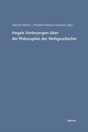 Hegels Vorlesungen über die Philosophie der