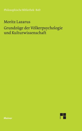 Grundzüge der Völkerpsychologie und