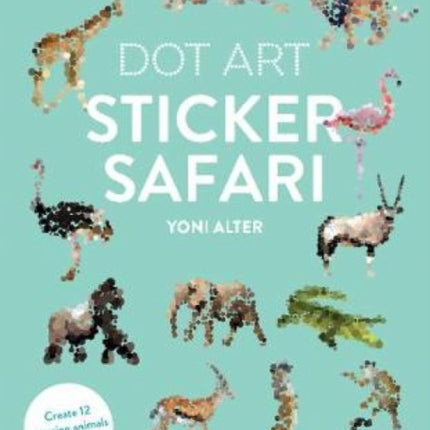 Dot Art Sticker Safari