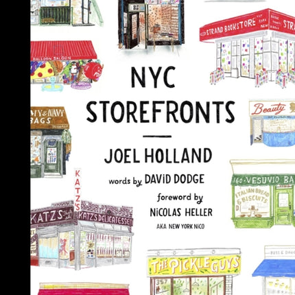 NYC Storefronts: Illustrations of the Big Apple's Best-Loved Spots