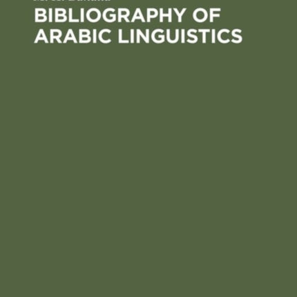 Bibliography of Arabic linguistics