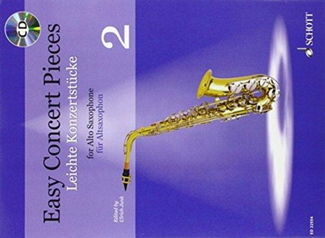 Easy Concert Pieces Book 2 for Alto Saxophone: 23 Pieces from 6 Centuries: 2