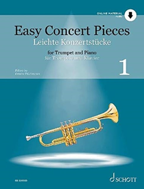 Easy Concert Pieces Band 1 Trompete und Klavier 22 Pieces from 5 Centuries Ausgabe mit OnlineAudiodatei