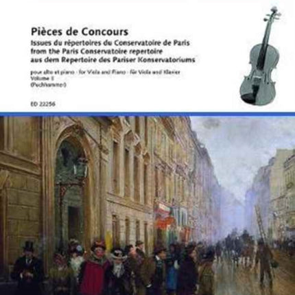 Pices de Concours  from the Paris Conservatoire repertoire  viola and piano  part and score  Vol 3  ED 22256