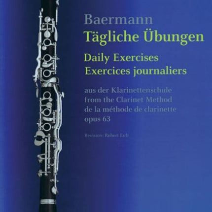 Daily Exercises Op 63 From the Clarinet Method