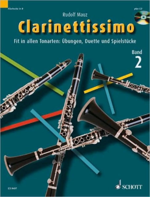 Clarinettissimo Vol 2 BookCD For Clarinet Solo and Duet