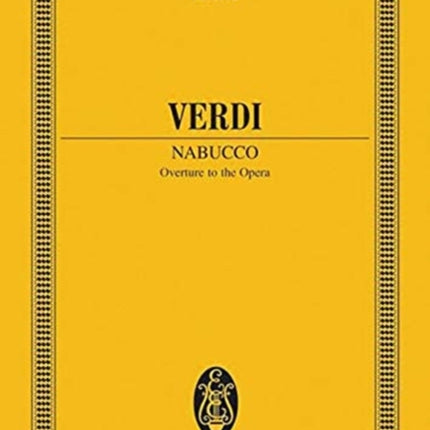 Nabucco Overture Miniature Score