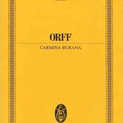 Carmina Burana Study Score