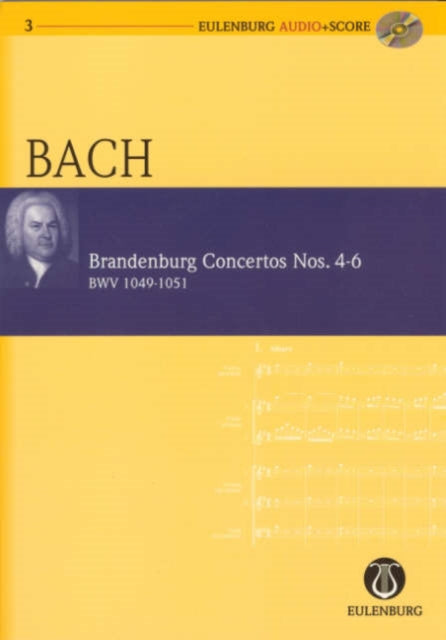 Brandenburg Concertos Nos 46 BWV 1049  1050  1051 Eulenburg AudioScore 3