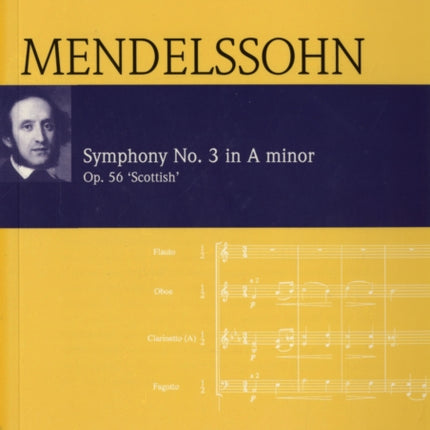 Symphony No 3 A Minor Scottish Eulenburgpocket Score AND Audio CD Eulenburg AudioScore Series