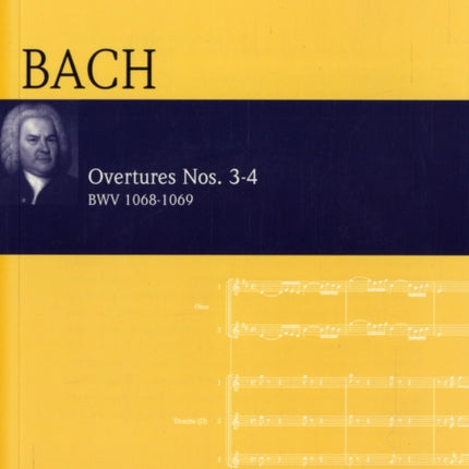 Overture No3 Bwv 1068Overture No4 Bwv 1069 Eulenburg AudioScore Series