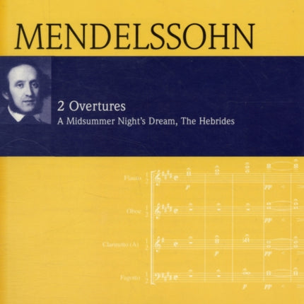 2 Overtures Op 21  Op 26 A Midsummer Nights Dream  the Hebrides Eulenburg AudioScore Series