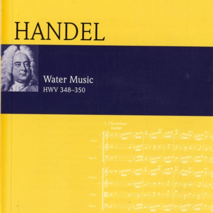 Water Music Eulenburgpocket Score AND Audio CD Eulenburg AudioScore Series