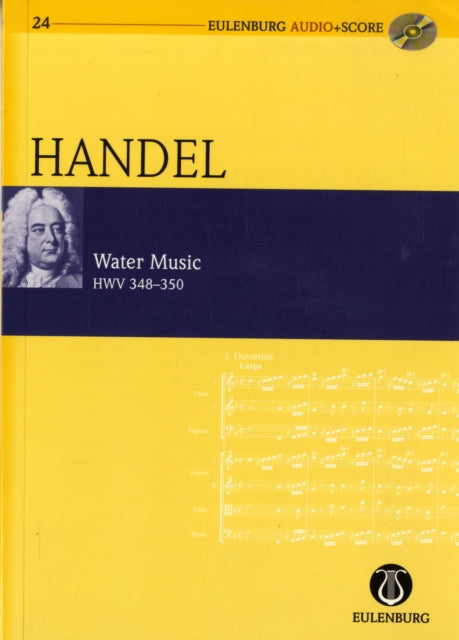 Water Music Eulenburgpocket Score AND Audio CD Eulenburg AudioScore Series