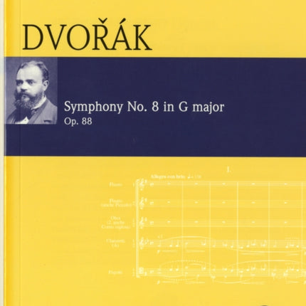 Symphony No 8 in G Major Study Score with CD Op 88 for Orchestra Eulenburg AudioScore Series