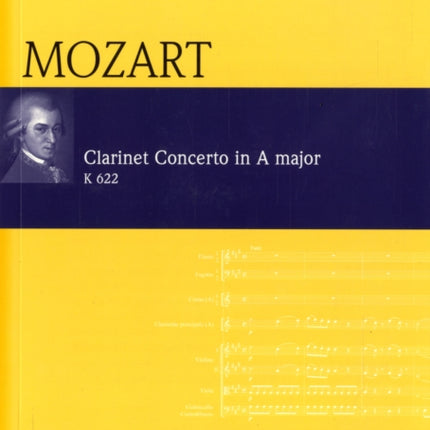 Clarinet Concerto Eulenburg AudioScore Series