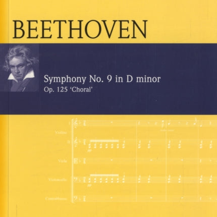 Symphony No 9 in D Minor Op 125 Choral Eulenburg Audioscore Series