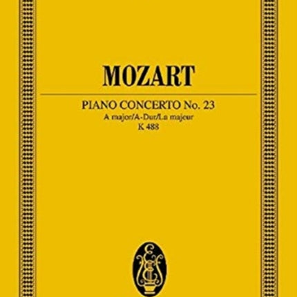 Piano Concerto No.23 In A Kv.488