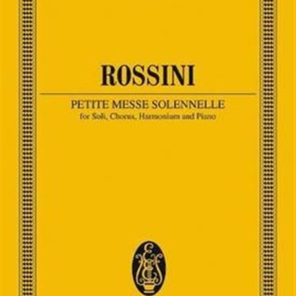 Petite Messe Solennelle Eulenburg Miniature and Study Scores