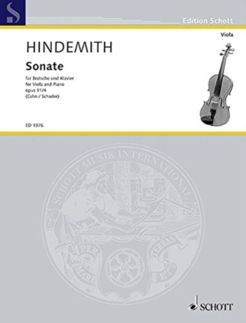 Sonata in F Op 11 No 4 1919 Viola and Piano