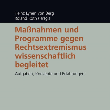 Maßnahmen und Programme gegen Rechtsextremismus