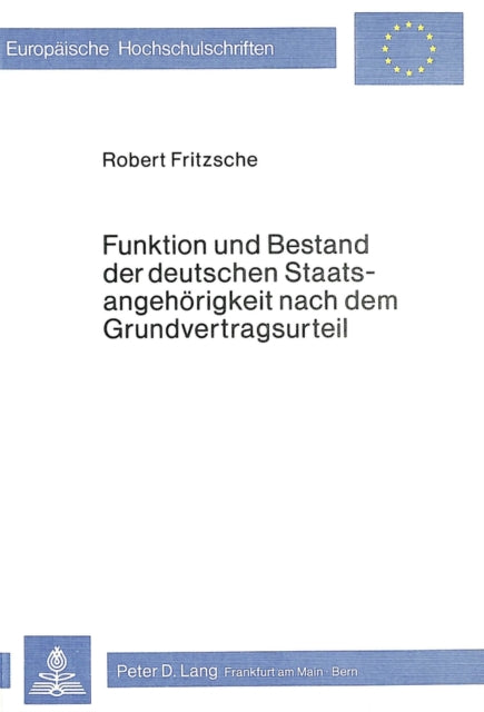 Funktion und Bestand der deutschen
