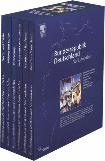 Nationalatlas Bundesrepublik Deutschland - Unser Land in Karten, Texten und Bildern: Gesellschaft und Staat - Bevölkerung - Dörfer und Städte - Bildung und Kultur - Verkehr und Kommunikation - Freizeit und Tourismus