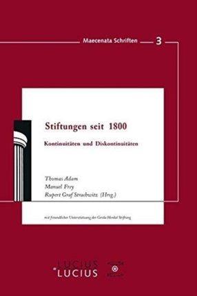 Stiftungen seit 1800