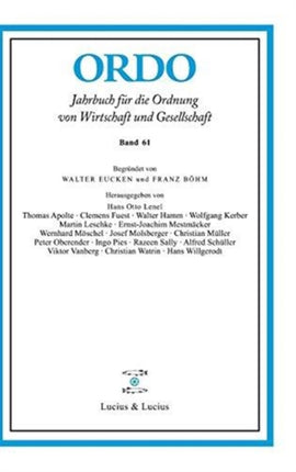 Ordo 61: Jahrbuch Für Die Ordnung Von Wirtschaft Und Gesellschaft