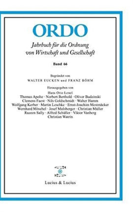 Ordo: Jahrbuch Für Die Ordnung Von Wirtschaft Und Gesellschaft