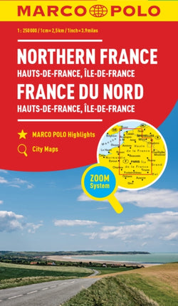 Northern France Marco Polo Map