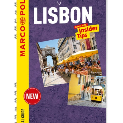 Lisbon Marco Polo Travel Guide - with pull out map