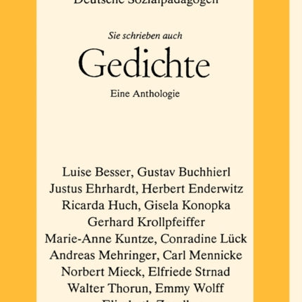 Deutsche Sozialpädagogen - Sie schrieben auch