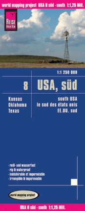 USA 8 South (1:1.250.000): Kansas, Oklahoma, Texas: 2008