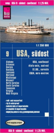 USA 9 Southeast (1:1.250.000): Missouri,