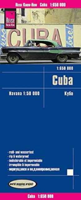 Cuba (1:650.000) with Havana (1:50.000): 2019