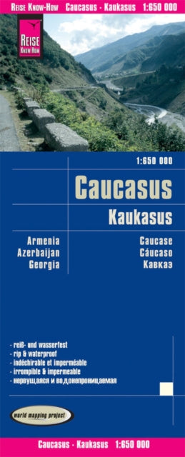 Caucasus (1:650.000): Armenia, Azerbaijan Georgia: 2019