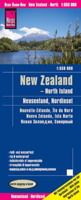 New Zealand - North Island (1:550.000): 2018