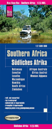 Southern Africa (1:2,500,000): Botswana, Lesotho, Mozambique, Namibia, Zimbabwe, South Africa, Swaziland: 2020