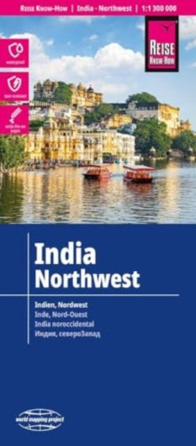 Reise KnowHow Landkarte Indien Nordwest  India