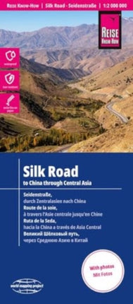 Reise KnowHow Landkarte Seidenstraße  Silk Road