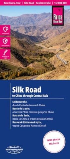 Reise KnowHow Landkarte Seidenstraße  Silk Road