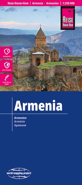 Reise KnowHow Landkarte Armenien  Armenia