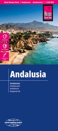 Reise KnowHow Landkarte Andalusien  Andalusia 1350.000