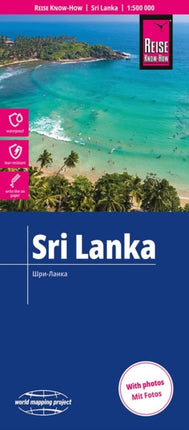Reise KnowHow Landkarte Sri Lanka 1500.000