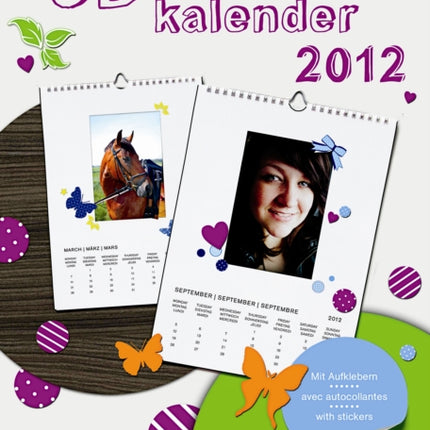 2012 3D Creative DIY Calendar