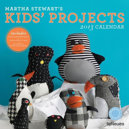 2013 Martha Stewarts Kids Projects Grid Calendar