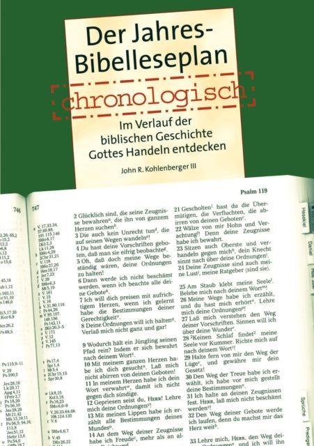 Der Jahres Bibelleseplan chronologisch: Im Verlauf der biblischen Geschichte Gottes Handeln entdecken