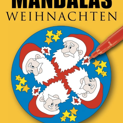 Mandalas Weihnachten: Wunderschöne weihnachtliche